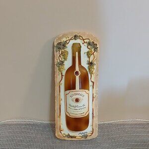 3-D Wine/Boudreaux Bottle Plaque by Mary Beth Zeitz